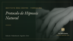 Protocolo de Hipnosis Natural · Instituto Área Zentro