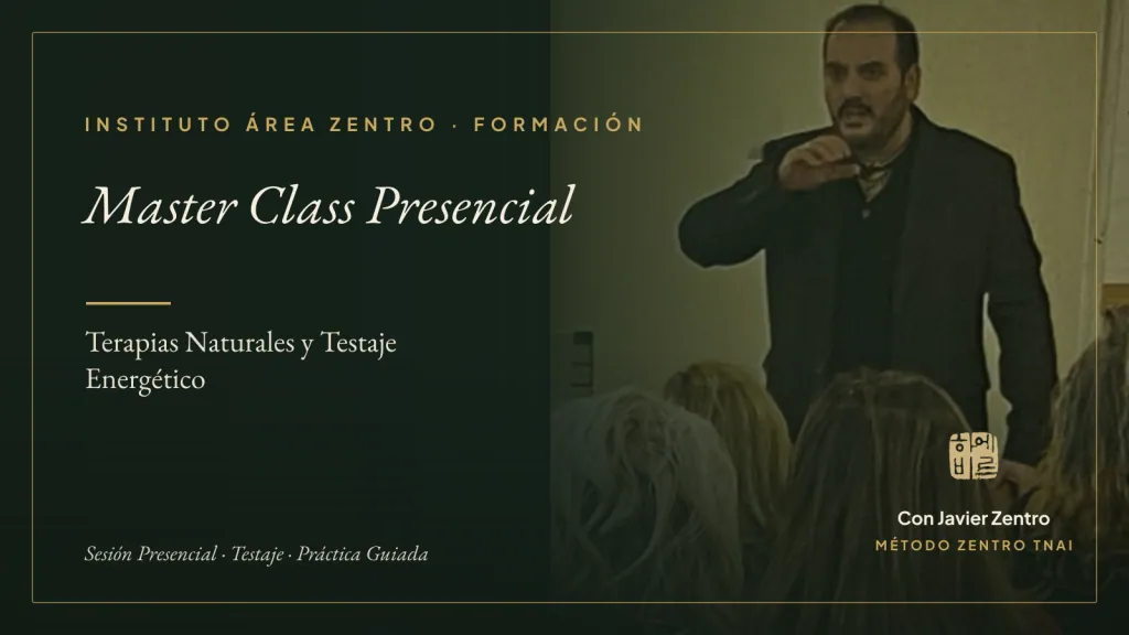 Master Class: Terapias Naturales y Testaje Energético · Instituto Área Zentro